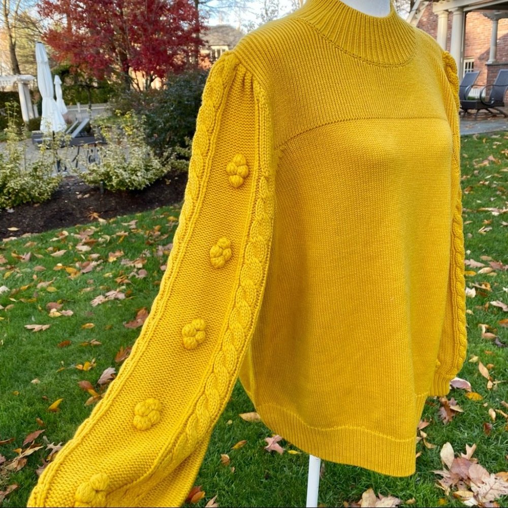 NWT Anthropologie Maeve Kiara Textured Sweater - Picture 7 of 10